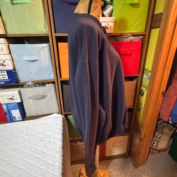 Vintage Navy Blue Polo Shirt with Eiffel Tower Embroidery - Picture 6 of 12